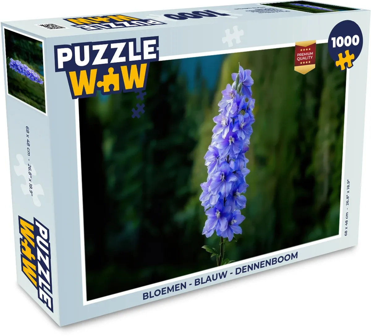 PuzzleWow Bloemen Puzzel 1000 Stuks - Dennenboom