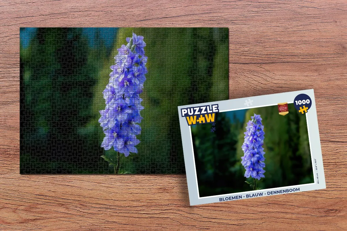 PuzzleWow Bloemen Puzzel 1000 Stuks - Dennenboom