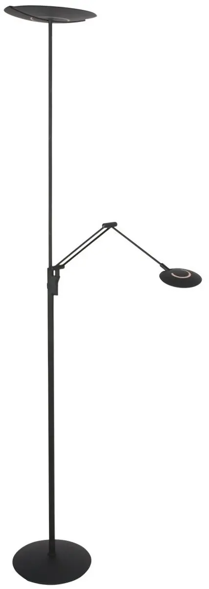 Steinhauer Zenith 2 Vloerlamp 4390ZW - Zwart - afbeelding 2 van 6