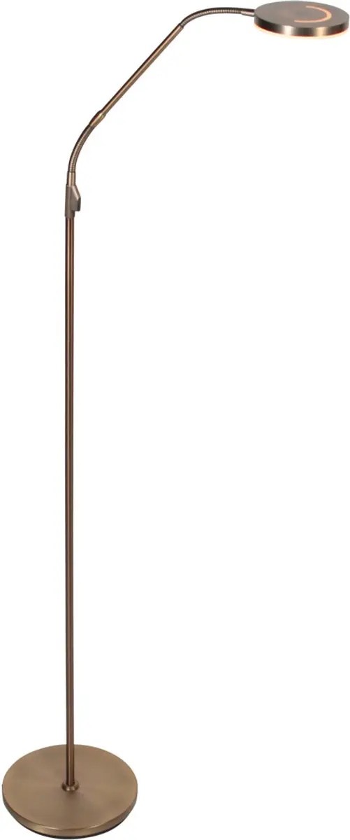 Vloerlamp Soleil 2 4389BR brons 135 cm met draaibare en kantelbare kop, instelba