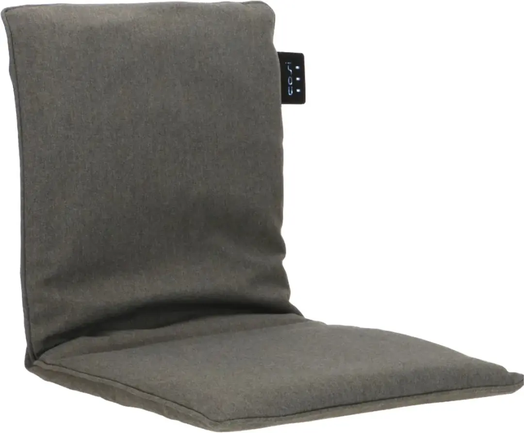 Cosiseat Double Solid Grey Warmtekussen - 3 Warmtestanden - Wasbare kussenhoes - Inclusief oplaadbare batterij en adapter
