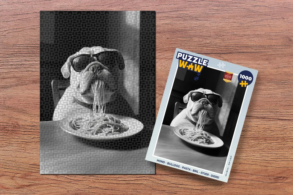 PuzzleWow Bulldog Legpuzzel 1000 Stuks