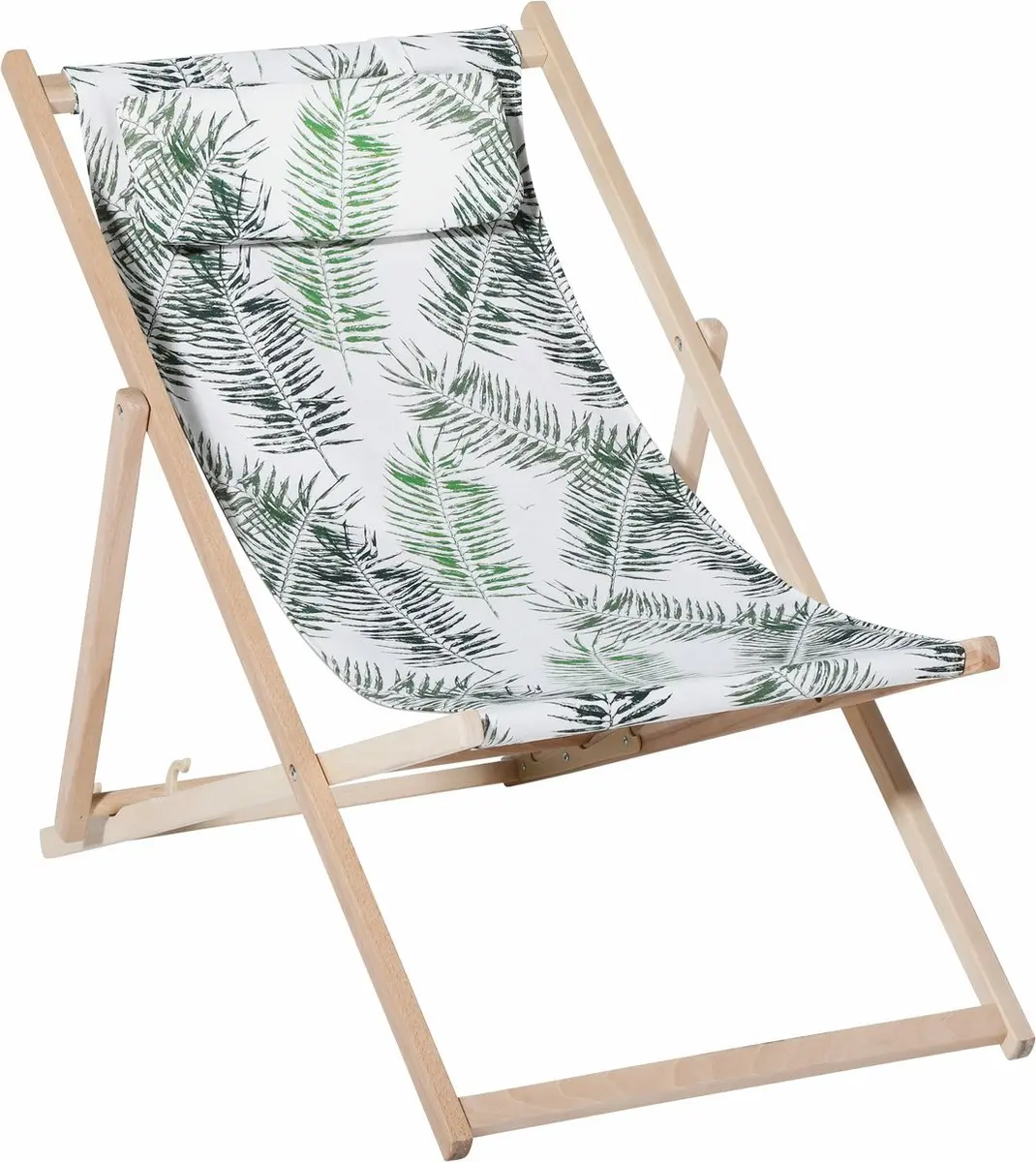 Madison beachchair Flora green outdoor