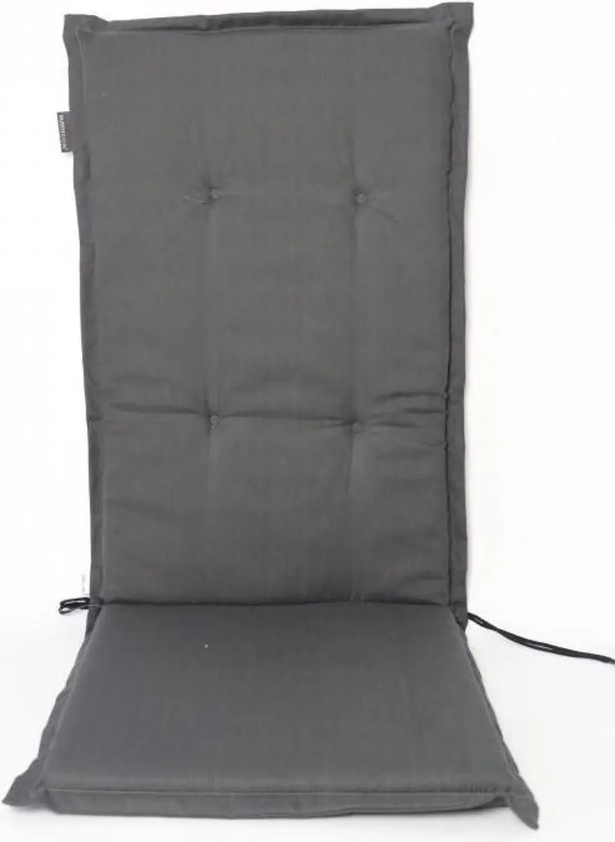 Madison Tuinstoelkussen hoge rug 50x123 cm Basic black