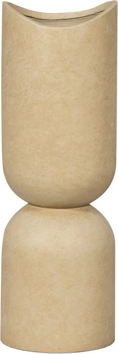 WOOOD Mosi Fiber Clay Vaas - 75x25cm Beige - afbeelding 6 van 6