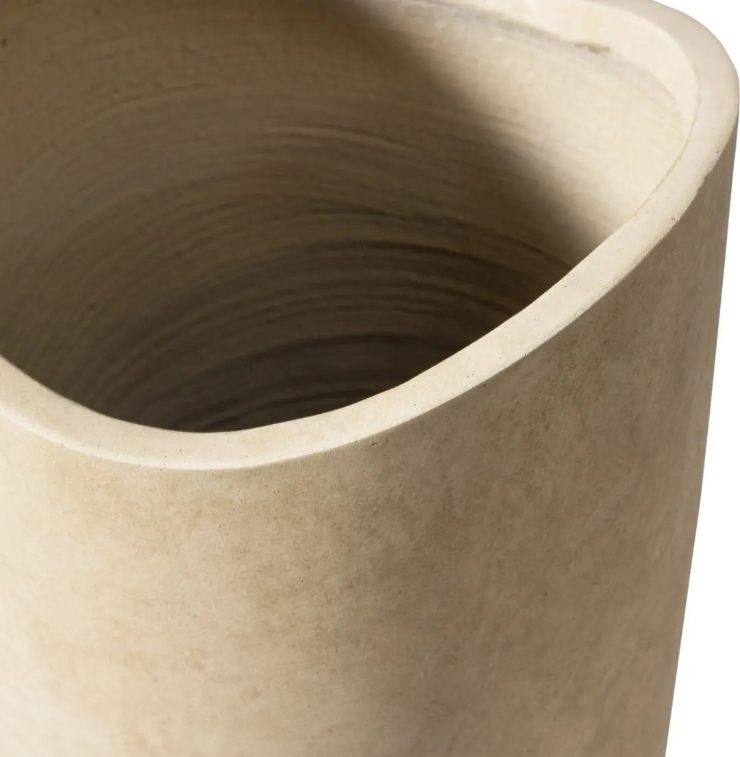 WOOOD Mosi Fiber Clay Vaas - 75x25cm Beige - afbeelding 2 van 6