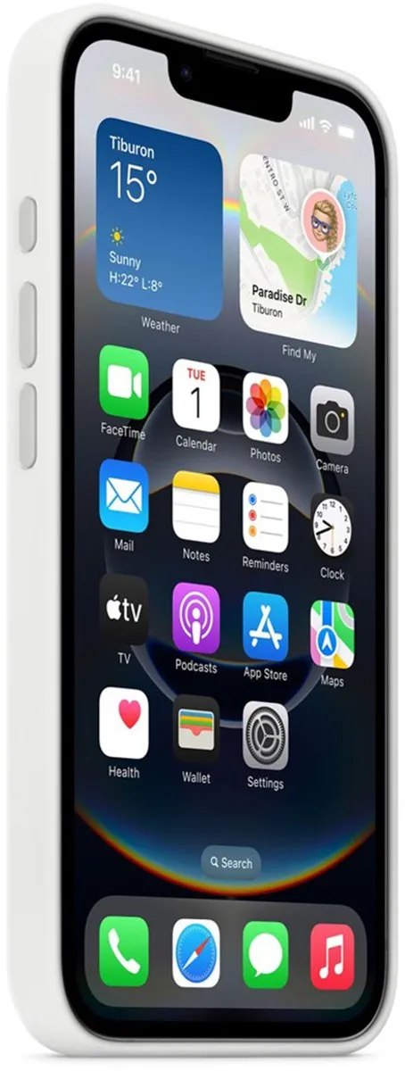 Apple Siliconenhoesje iPhone 16e MD3P4ZM/A - Wit