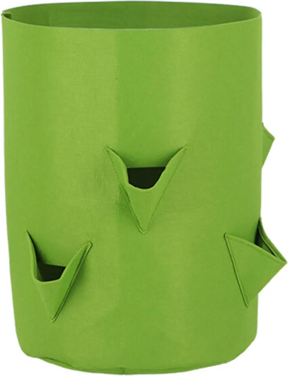 Esschert Design Plantenzak Aardbeien/Kruiden Groen