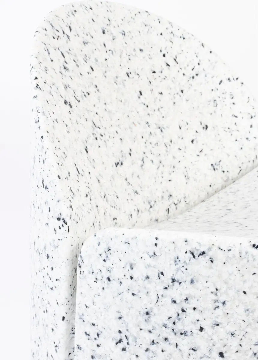 Zuiver Bloom Fauteuil Wit/Terrazzo - afbeelding 4 van 6