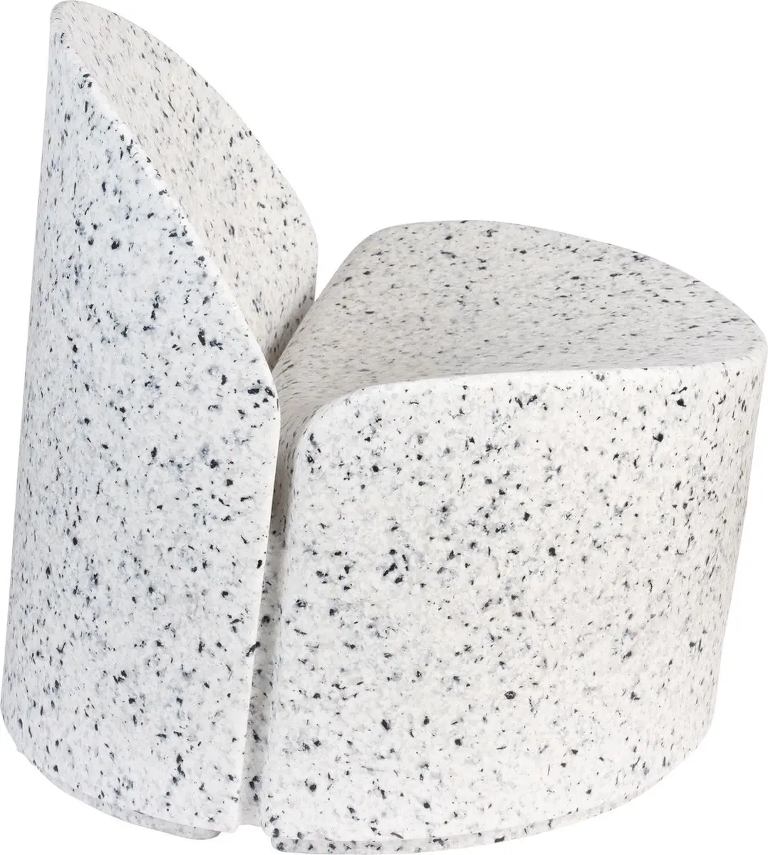 Zuiver Bloom Fauteuil Wit/Terrazzo - afbeelding 3 van 6