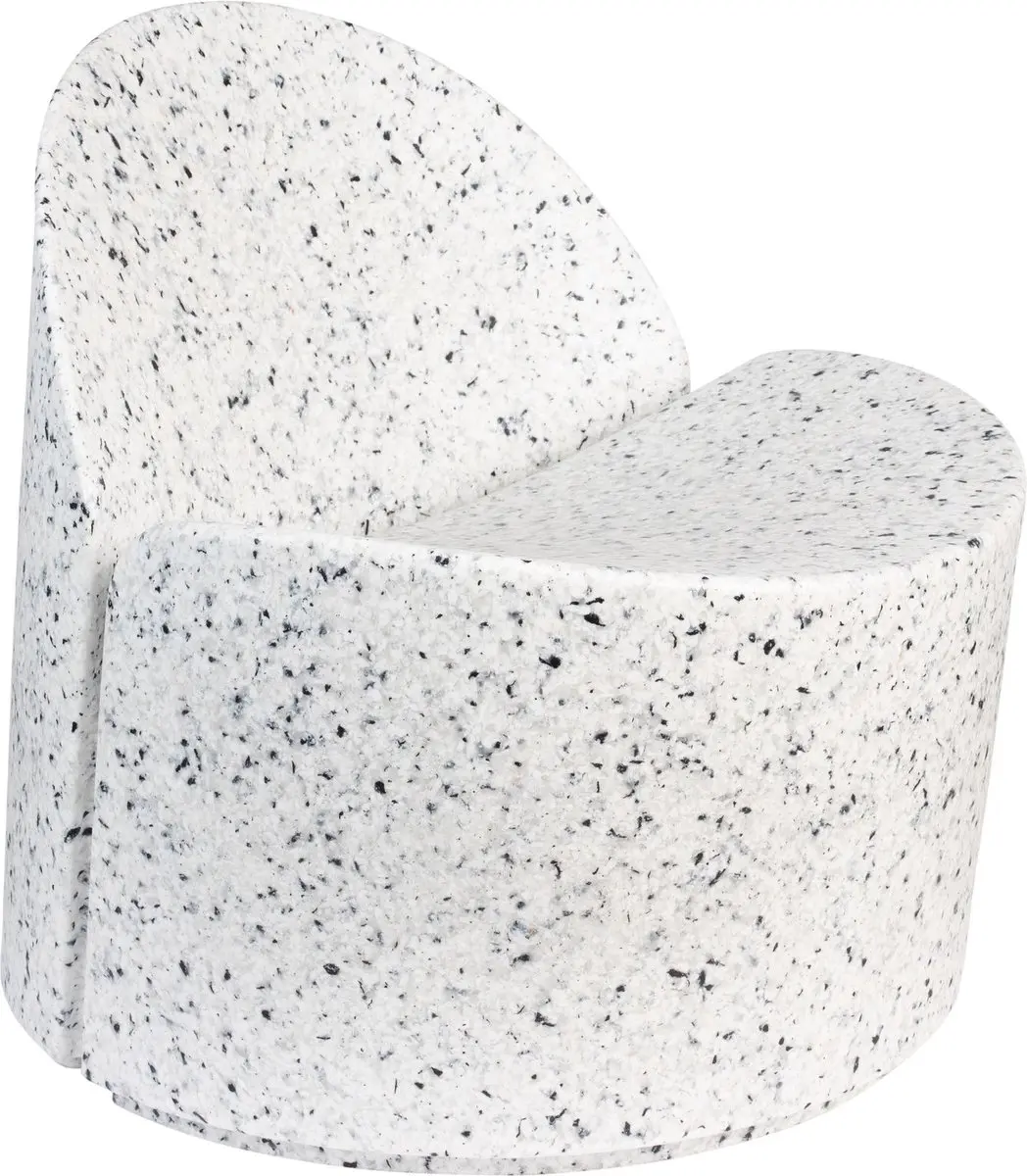 Zuiver Bloom Fauteuil Wit/Terrazzo
