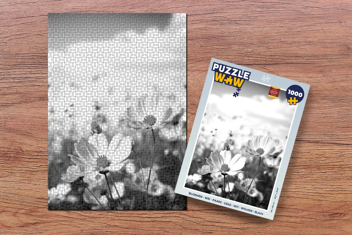 PuzzleWow Bloemen Legpuzzel 1000 Stuks - Multicolor