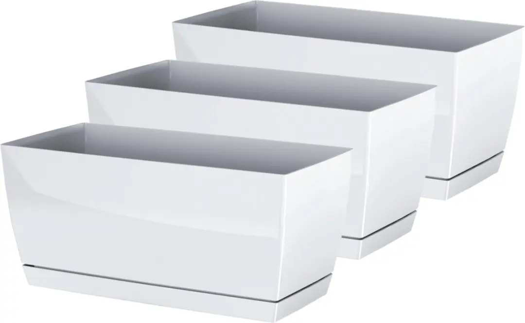 Prosperplast Plantenpot/bloempot met opvangschaal