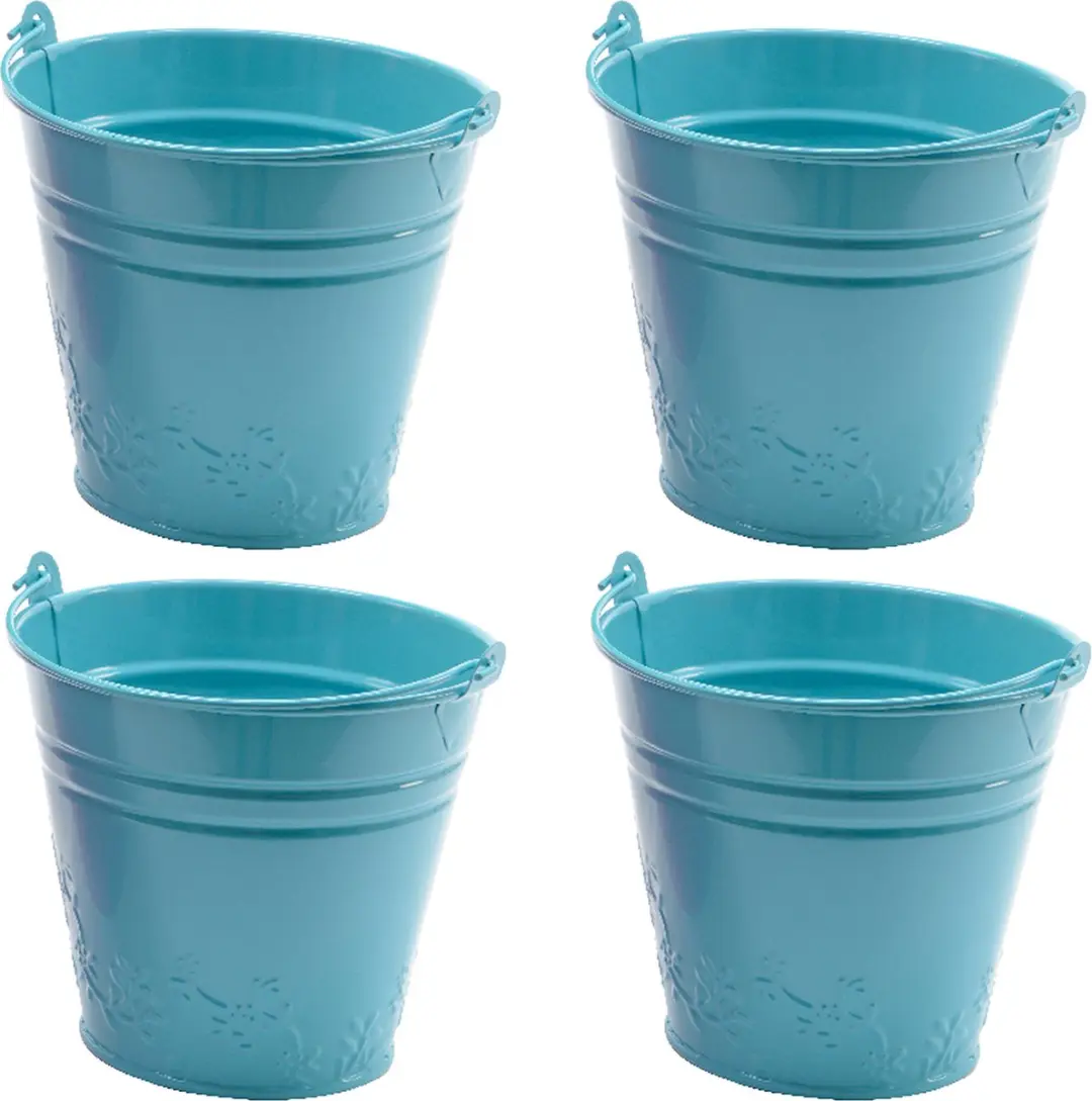 Decoris Bloempot/plantenpot bloemen relief