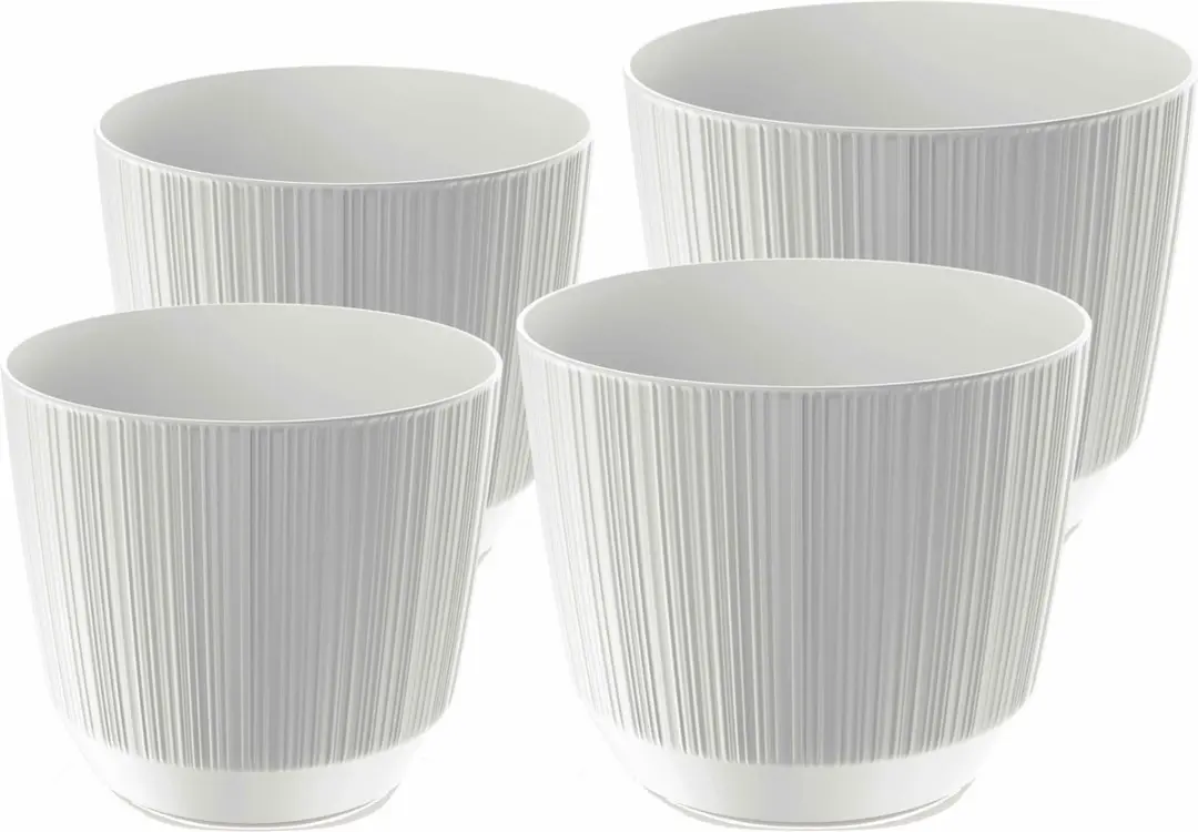 Prosperplast plantenpotten/bloempotten Carf Stripe
