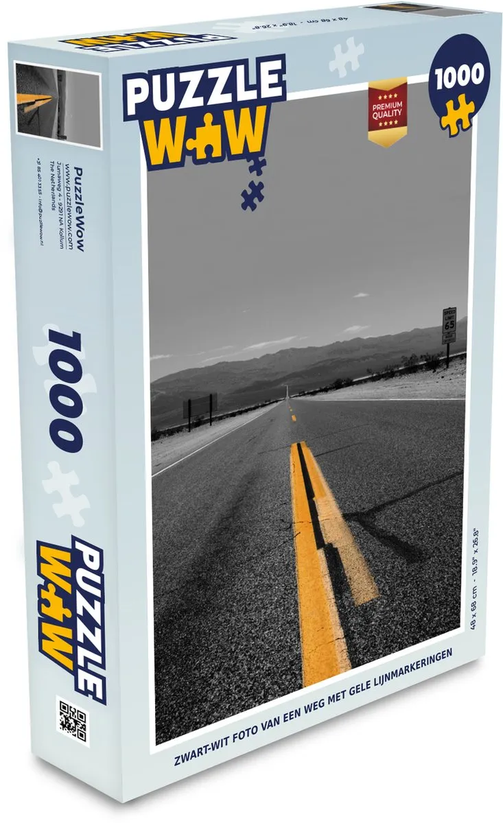 PuzzleWow Legpuzzel 1000 Stuks