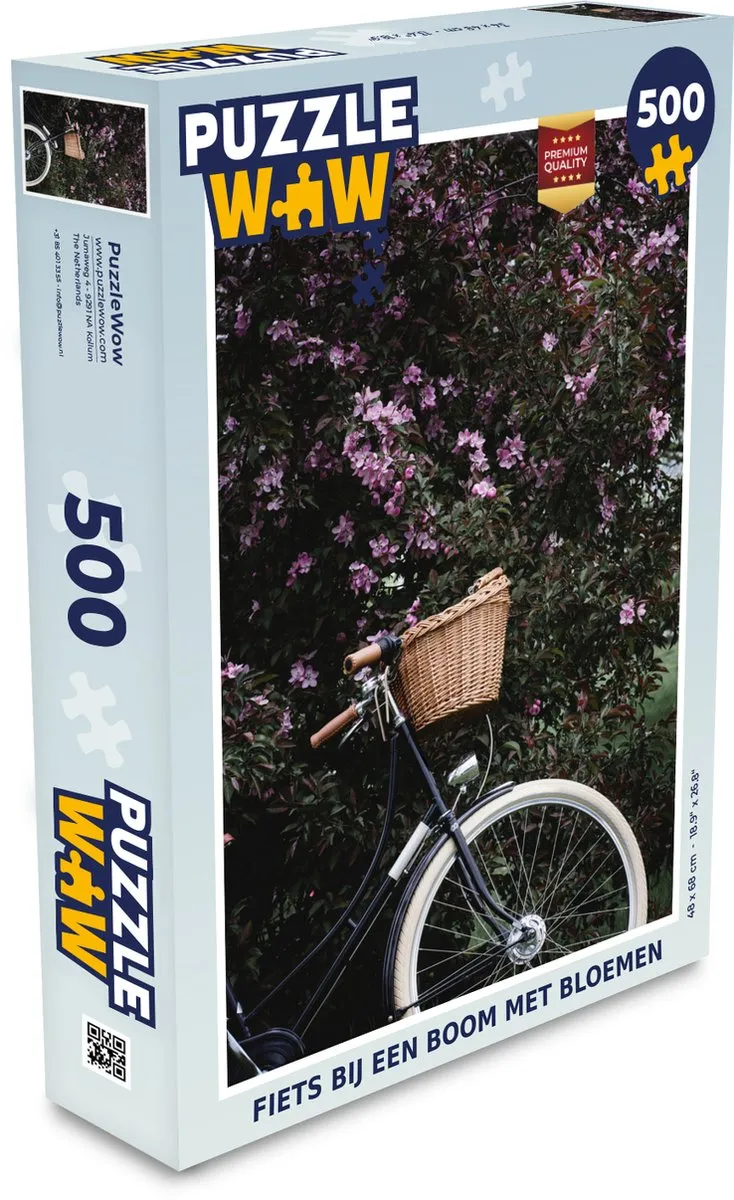 PuzzleWow Boom & Bloemen Legpuzzel 500 Stuks