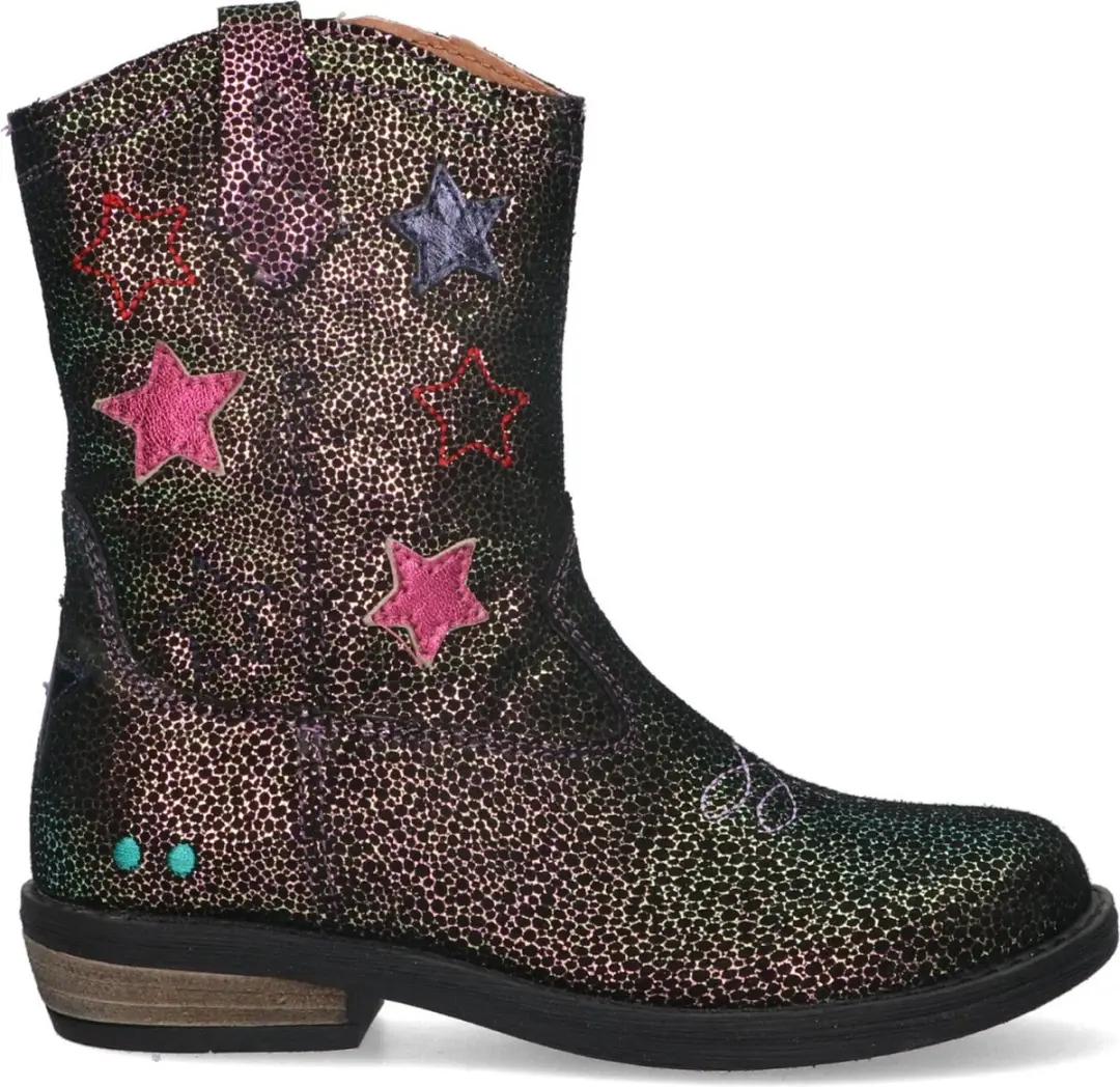 Roos Rodeo Cowboy Boots Meisjes Multicolor