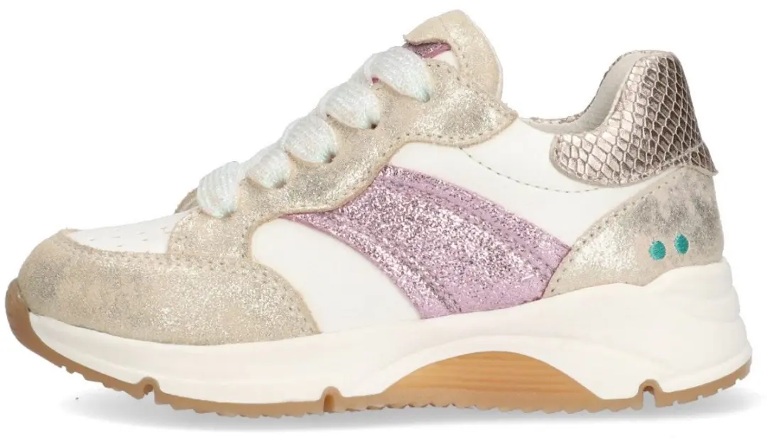 BunniesJR Fien Force Lage Sneakers - Meisjes - Maat 31 - Goud - afbeelding 4 van 6