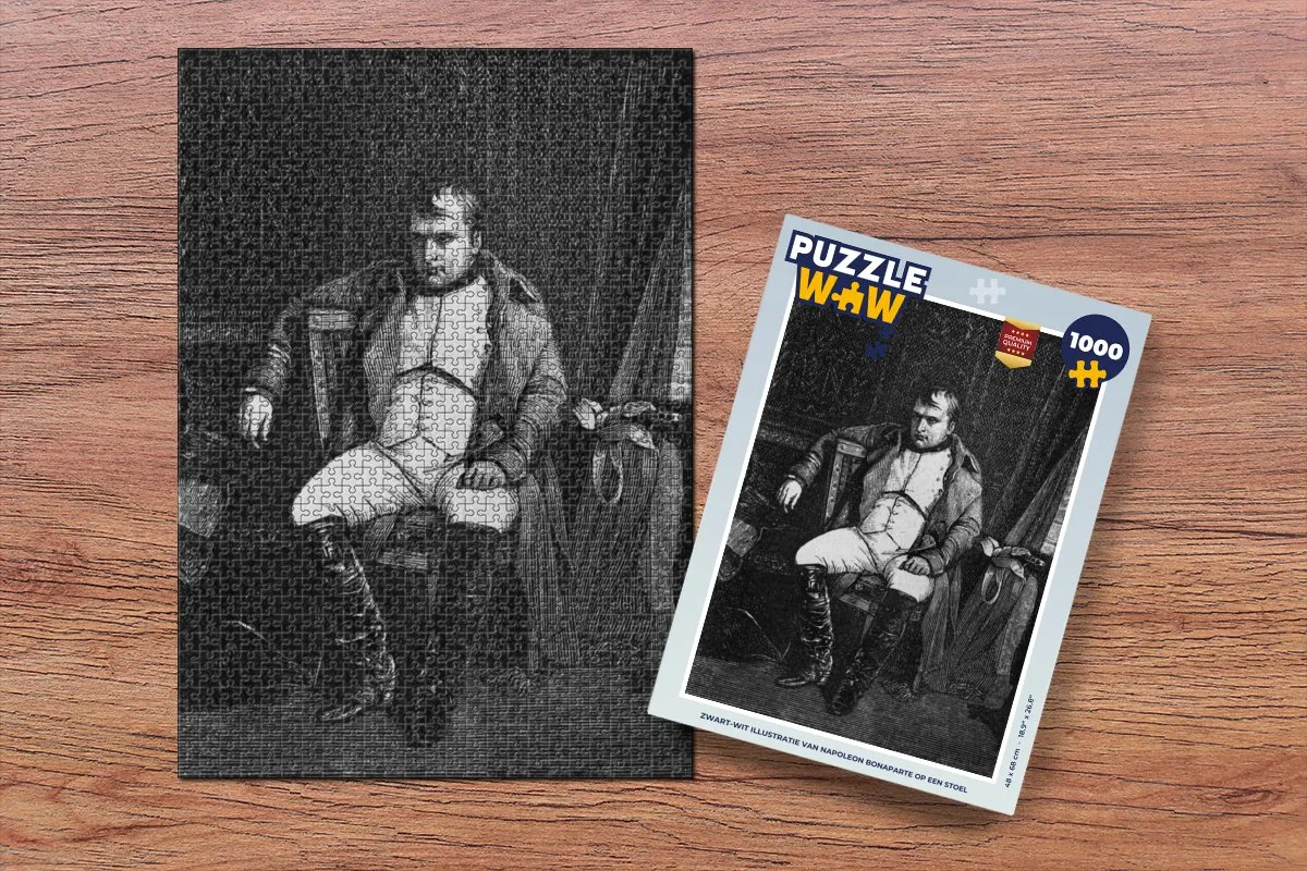 PuzzleWow Legpuzzel Napoleon Bonaparte 1000 Stuks - Multicolor