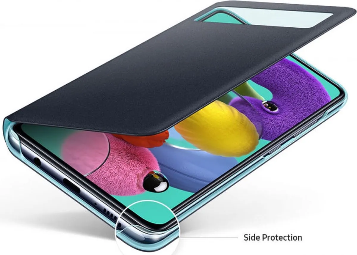 Samsung S View Wallet Hoesje A51 - Wit - EF-EA515PWEGEU