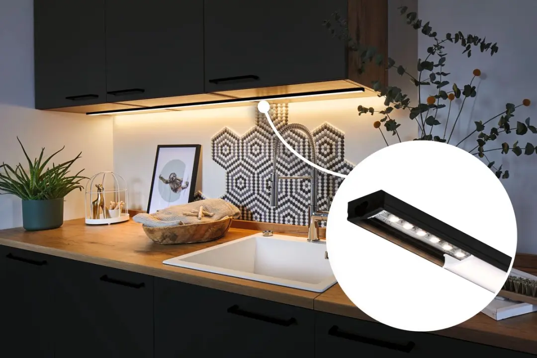 Paulmann Base LED Stripprofiel 200cm Zwart - afbeelding 3 van 6