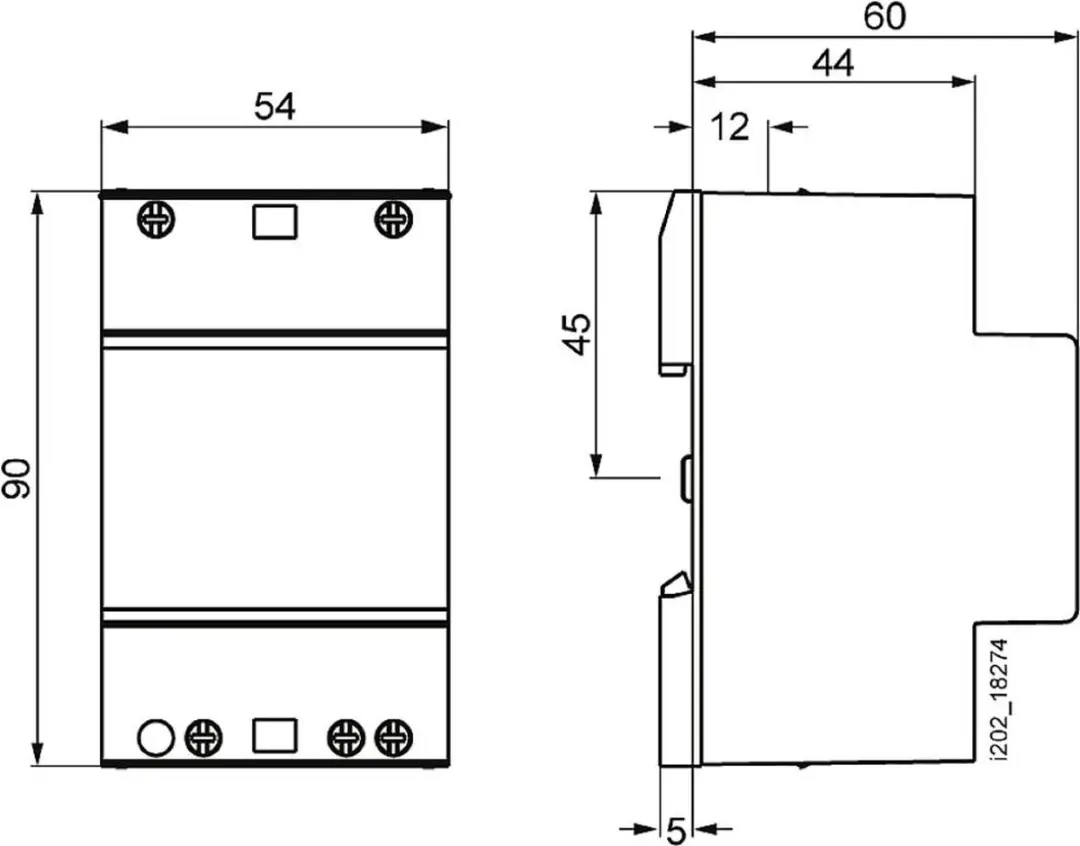 Siemens 4AC37240 Veiligheidstransformator 24VA - afbeelding 3 van 3