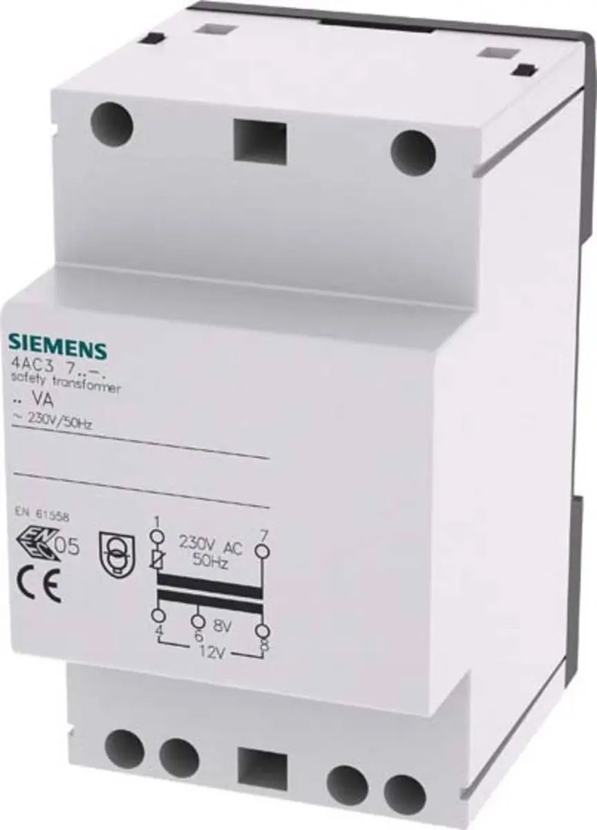 Siemens 4AC37240 Veiligheidstransformator 24VA