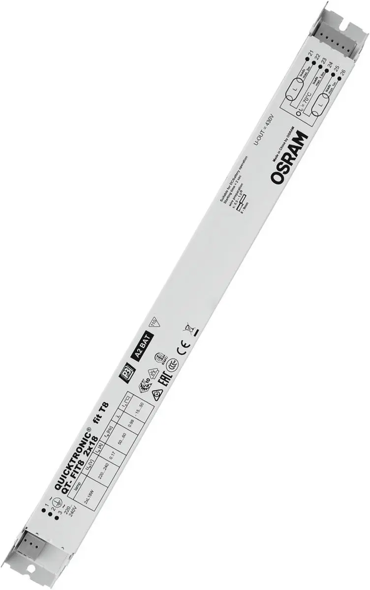 Osram QT-FIT8 2X18 Verlichtingsaccessoires