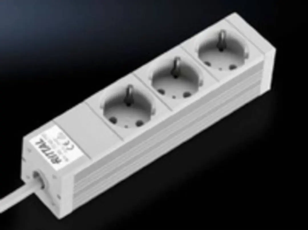 Rittal DK 7240.110 Stekkerdoos Drievoudig - 3x CEE 7/3 - afbeelding 2 van 5
