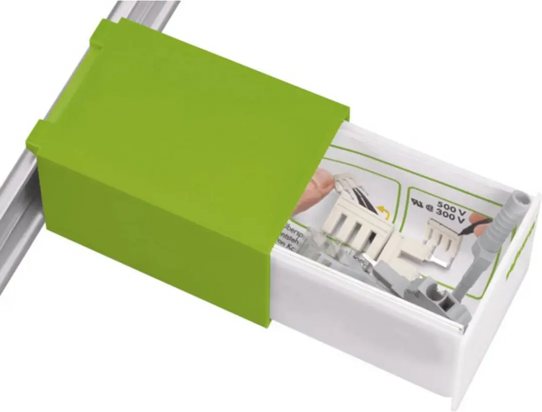 Wago 709-591 Lade voor schakelkast - Groen - afbeelding 4 van 5