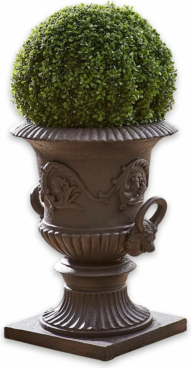 Loberon Amfoor Joselyn - Ø48cm - Zwart - afbeelding 3 van 6
