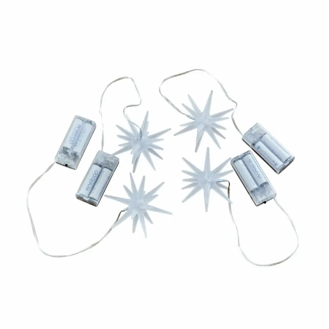 Loberon Ledster Set 4 Ciseau - Warm Wit - afbeelding 4 van 6