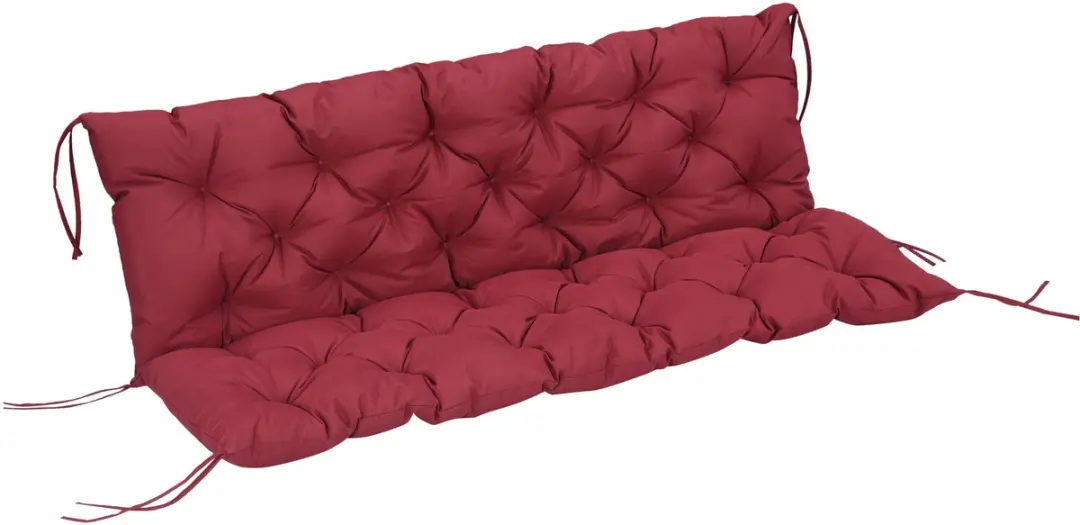 Outsunny-Bankauflage-Polyester, Schaumstoff--98L x 150B x 8T cm-Rot