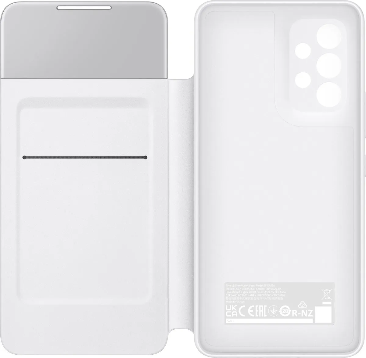 Samsung Smart S View Hoesje EF-EA536PWEGEW - Wit - afbeelding 6 van 6