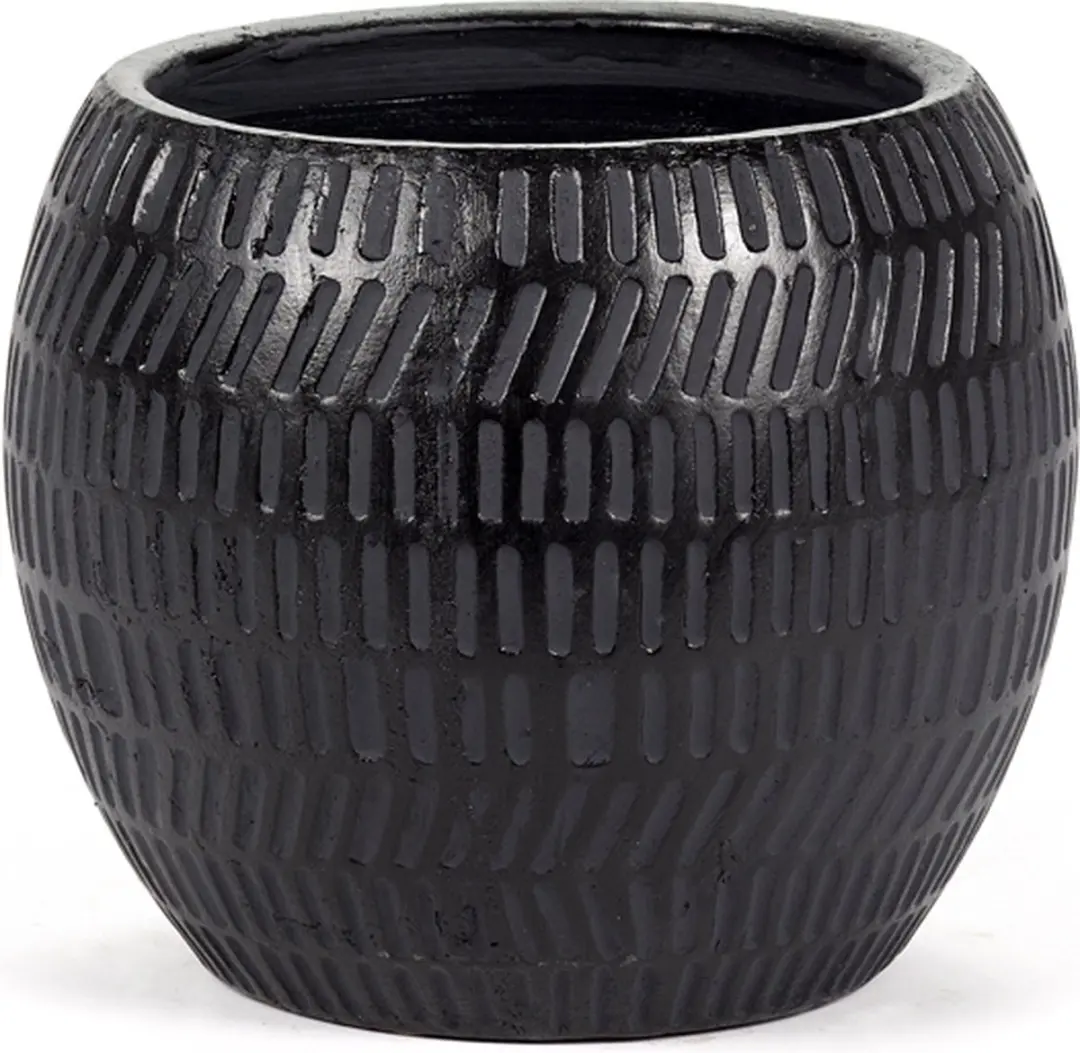 Serax Bloempot-Sierpot Zwart D 16.5 cm H 13 cm