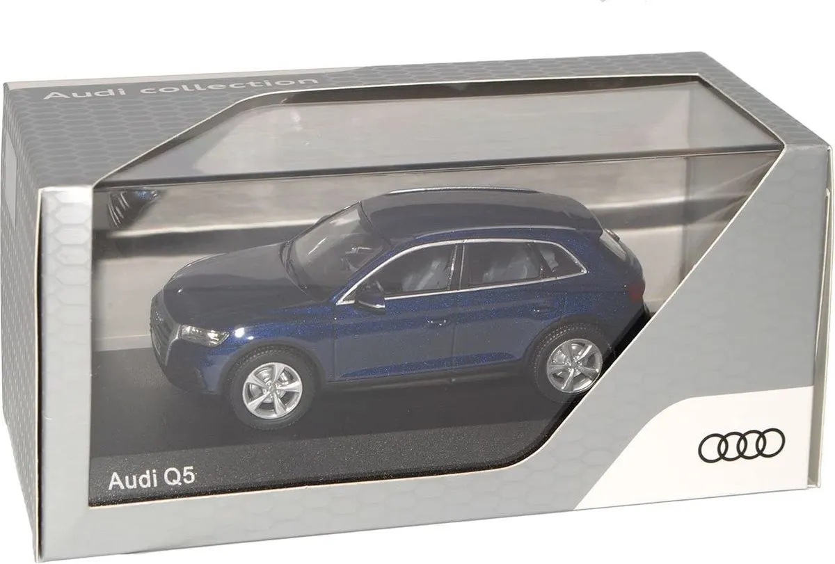 Audi Q5 1:43 iScale Navarra Blue - MPN 501.16.056.32