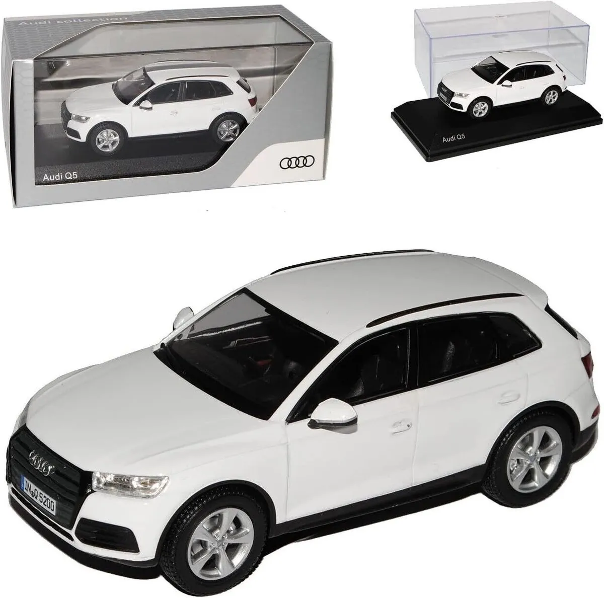 Audi Q5 1:43 iScale Navarra Blue - MPN 501.16.056.32