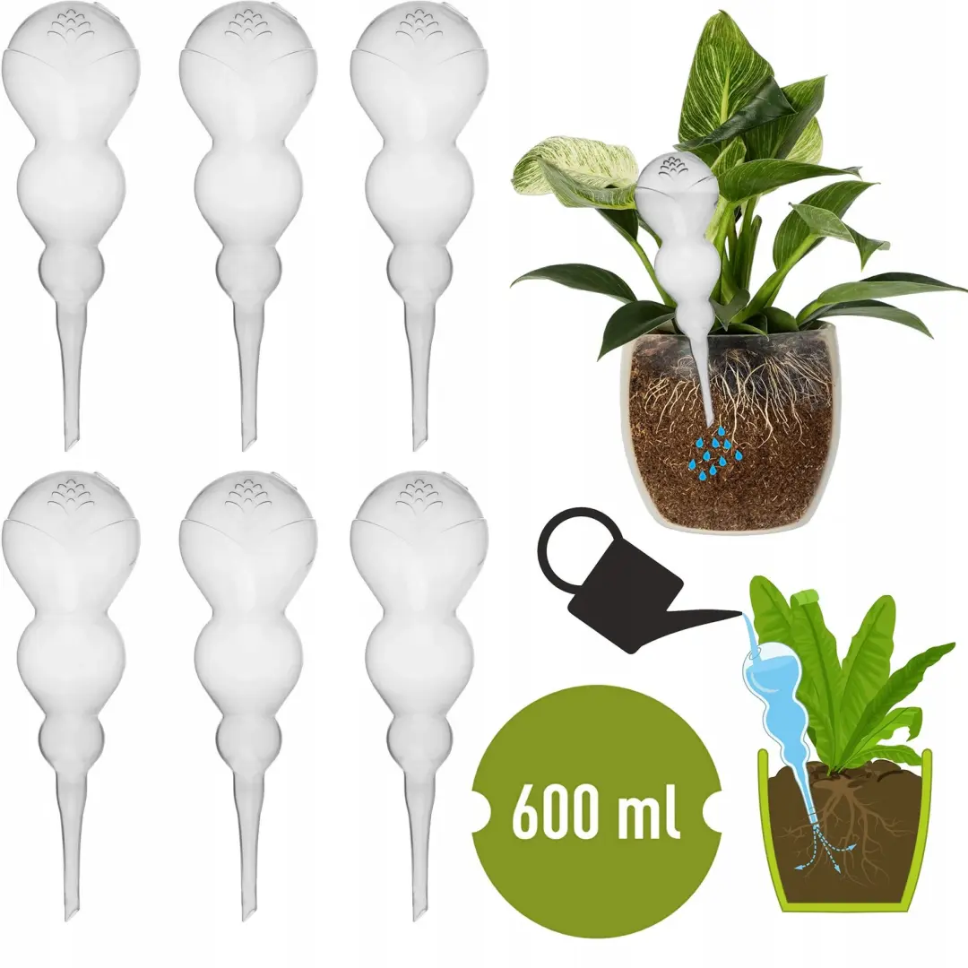 6x Grote Planten Watergevers XXL 600ml