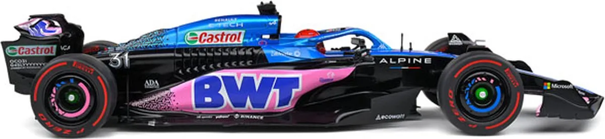 Formule 1 Alpine F1 Team A523 #31 Ocon Monaco GP 2023 - Solido 1:18 Multi