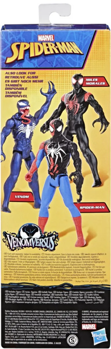 Marvel Spider-Man VenomVersus Titan Hero Series G09405X0 - Zwart