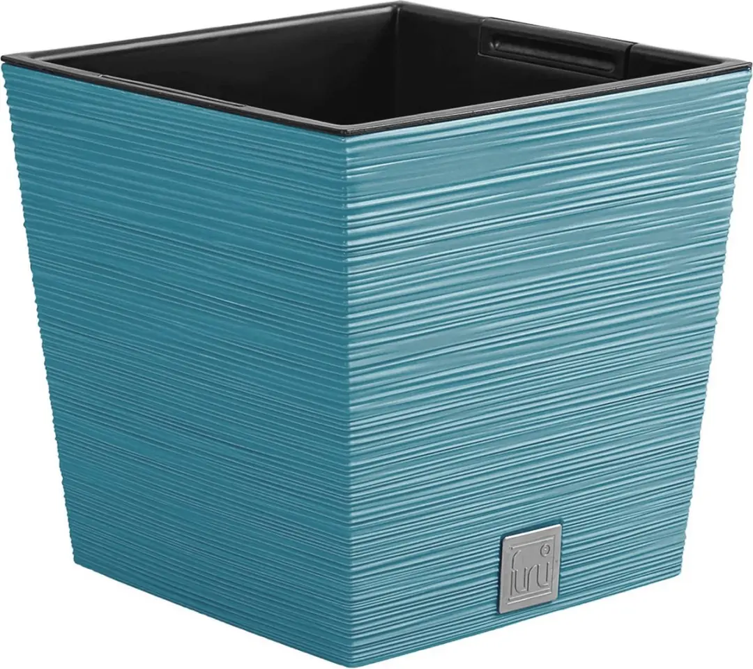 Prosperplast Furu Stripes Bloempot - Blauw 24x23.5cm - afbeelding 6 van 6