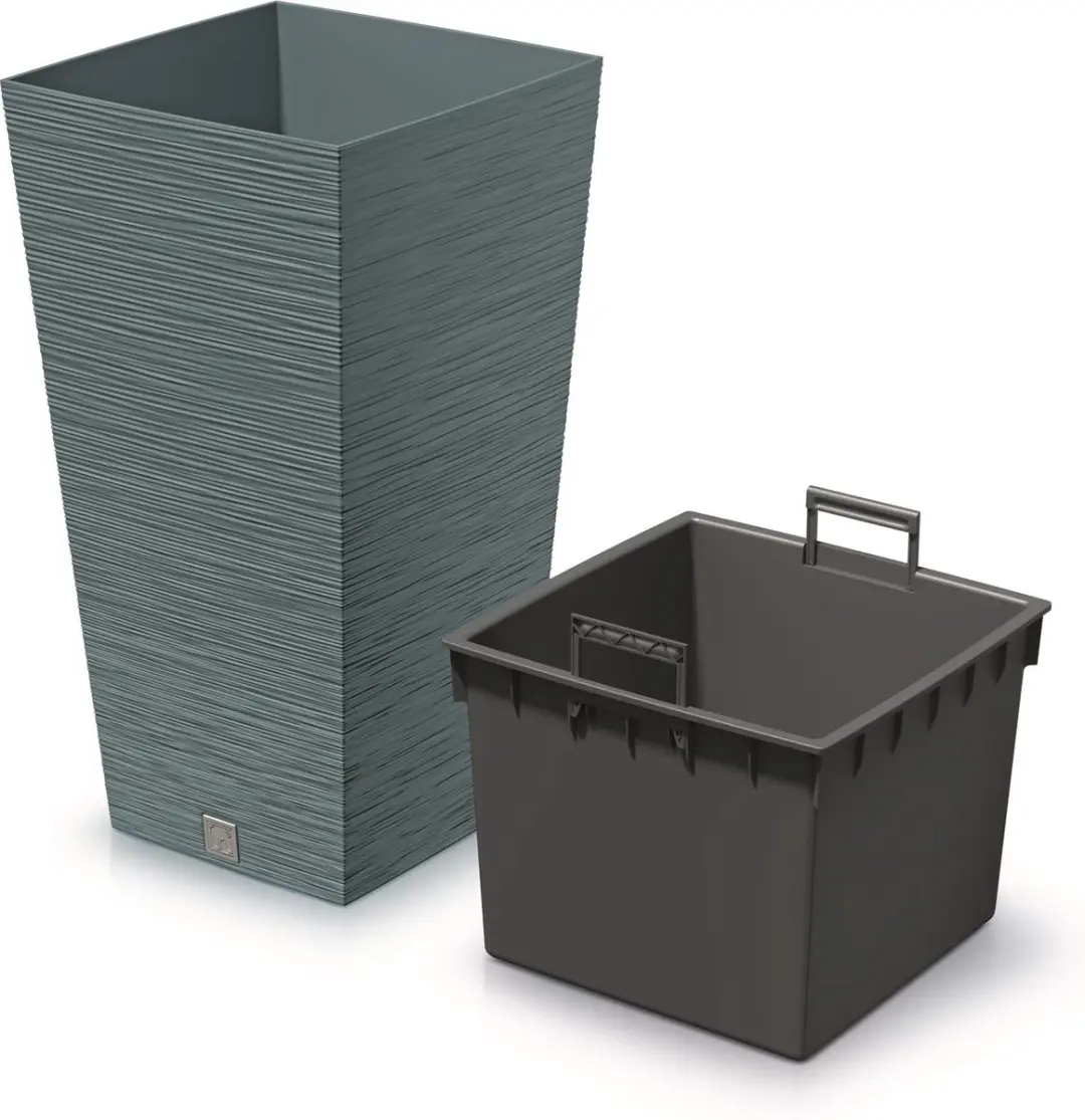 Prosperplast FURU SQUARE Bloempot 19L - Blauw - afbeelding 2 van 2