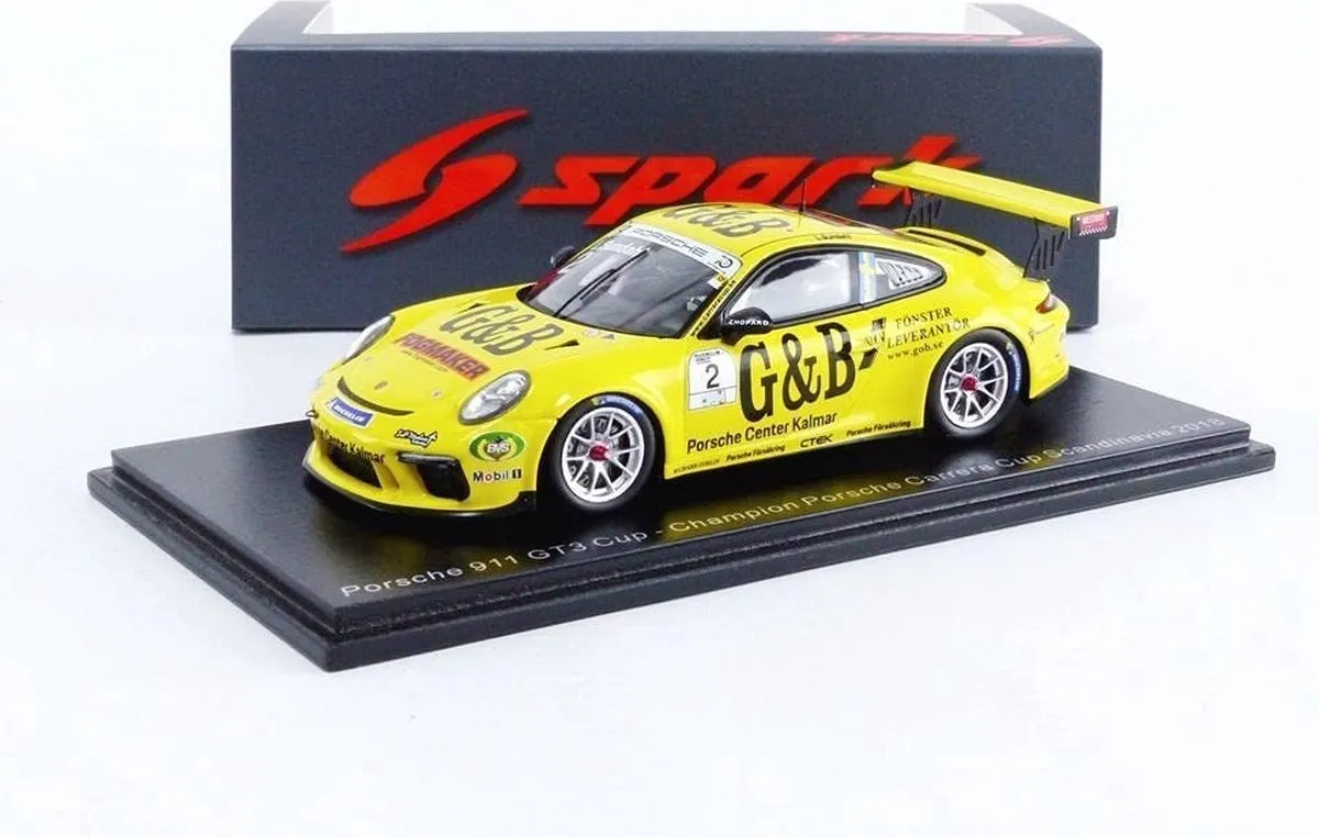 Porsche 911 GT3 Cup #2 Carrera Cup Scandinavia 2018 - 1:43 - Spark