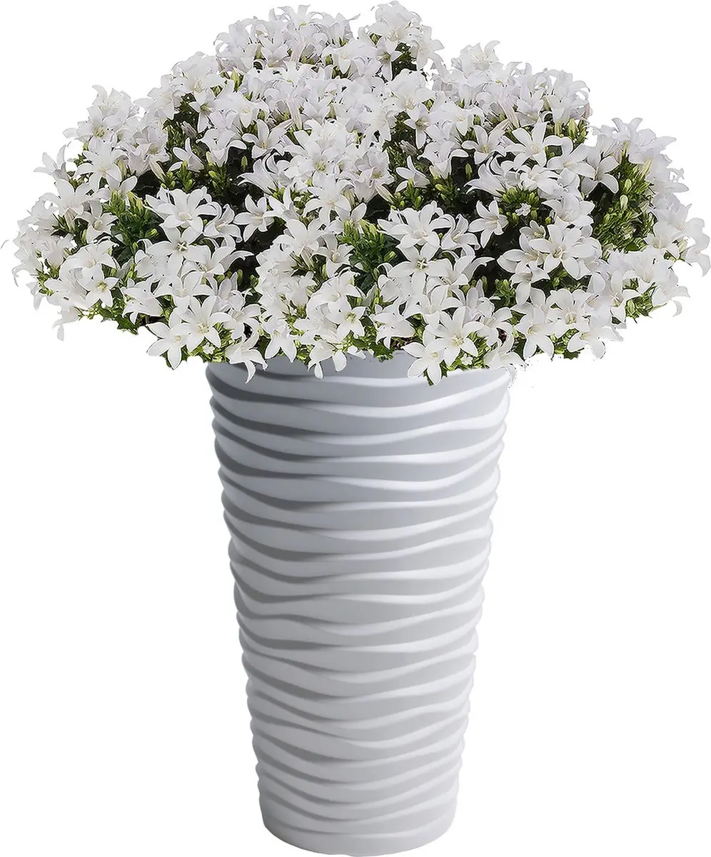 Prosperplast Sand Bloempot Wit 30x52cm - afbeelding 2 van 4