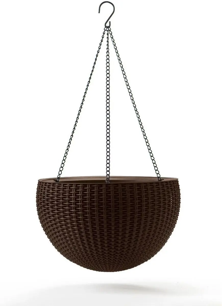 Keter Sphere Planter Hangend - Bruin - afbeelding 2 van 6