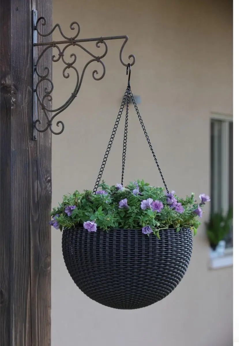 Keter Sphere Planter Hangend - Bruin - afbeelding 6 van 6
