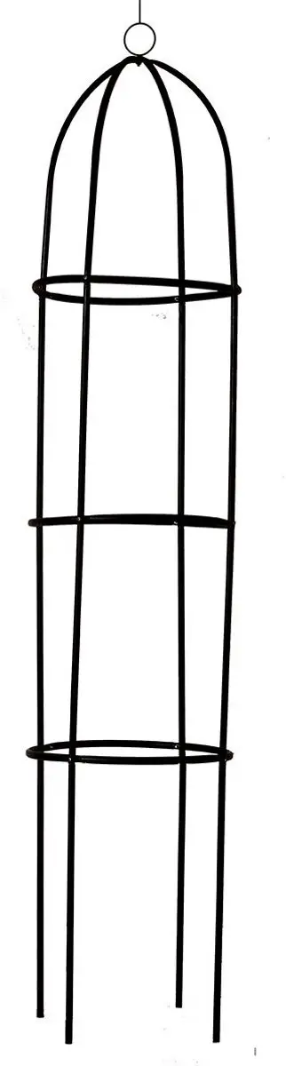 Kinzo Rozenstandaard 185x40cm - Zwart - afbeelding 2 van 6