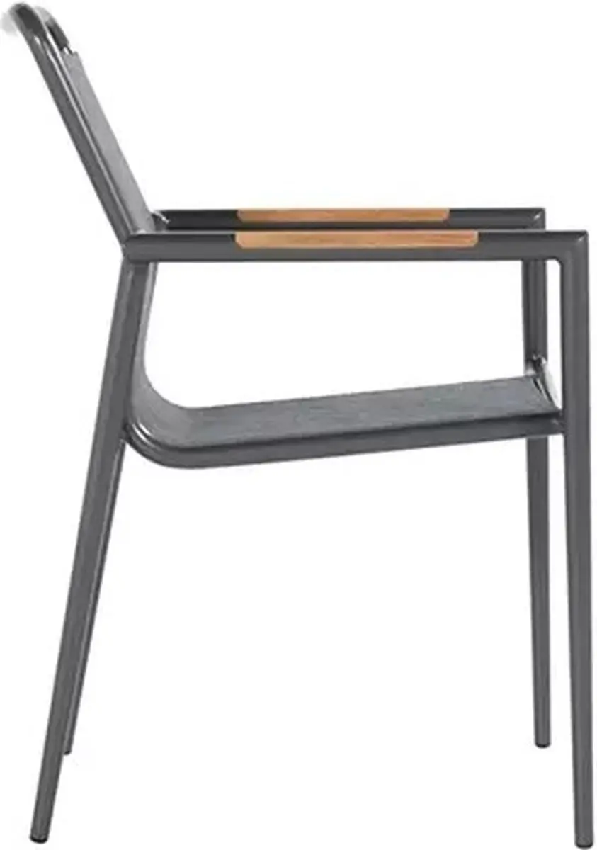 Hartman Galicia Dining Tuinstoel - Antraciet - afbeelding 3 van 5