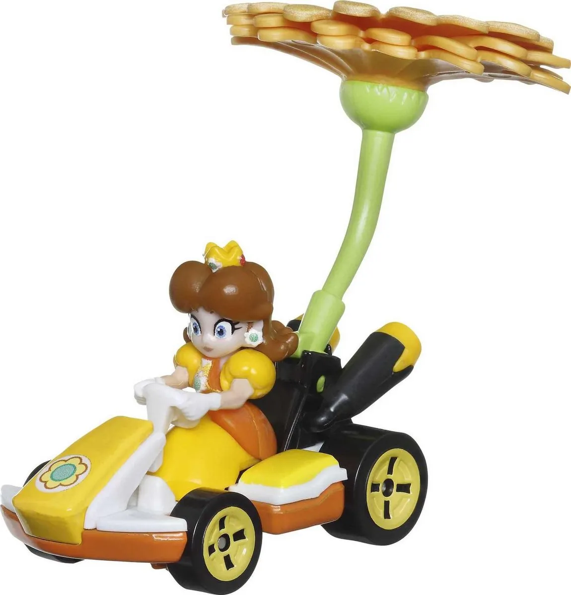 Hot Wheels Mariokart Princess Daisy Standard Kart Flower Glider HDB41 - afbeelding 2 van 5